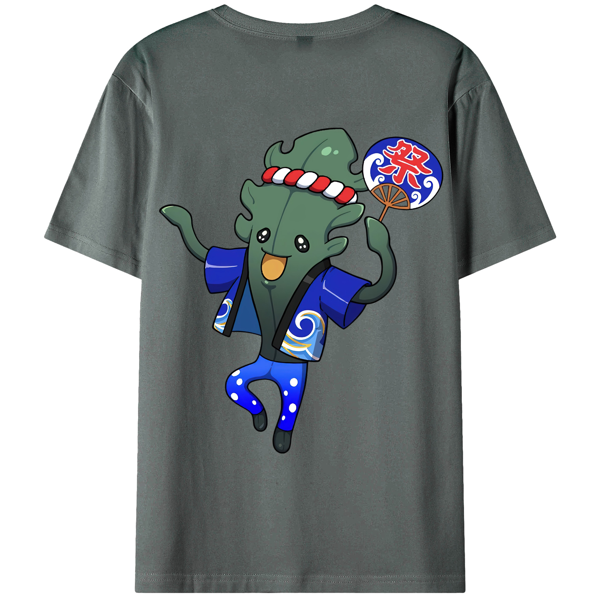 （画像用） 妖怪ウォッチ Yo-kai Watch 綿100％ メンズ半袖Tシャツ（バックプリント） 通気性
